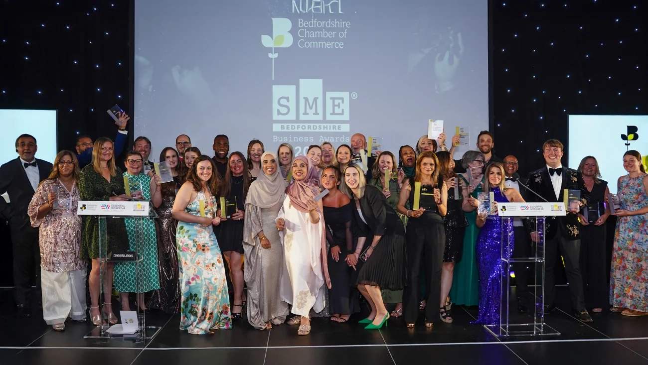 TAG Live® and Stage Act® named finalists at the SME Bedfordshire Business Awards 2026